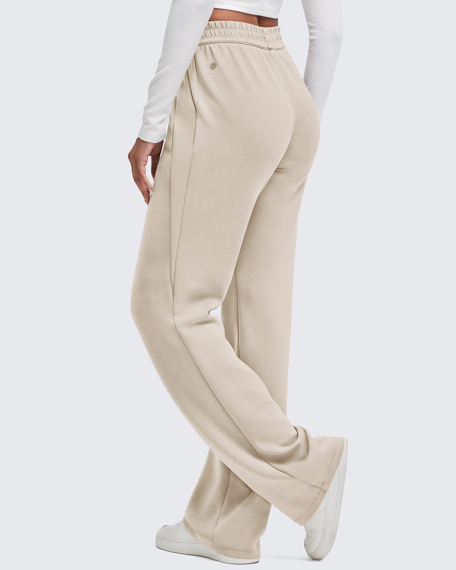 G4Free - Smoofit Elastic-Waist Wide Leg Sweatpants Regular -GF25J510GA-S