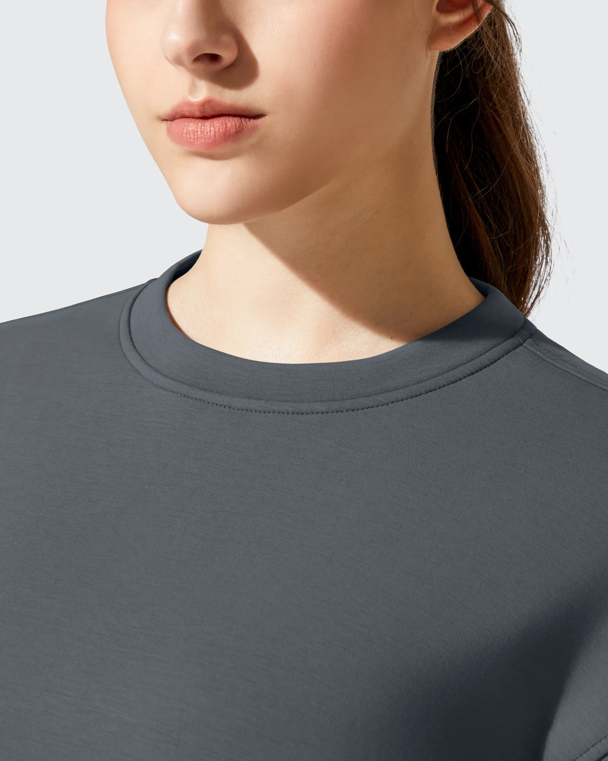 G4Free - Smoofit Fleece Crewneck Pullover Long Sleeve Hoodies -GF25F711AA-S-GF25F711AB-M-GF25F711AC-L-GF25F711AD-XL-GF25F711AE-XXL