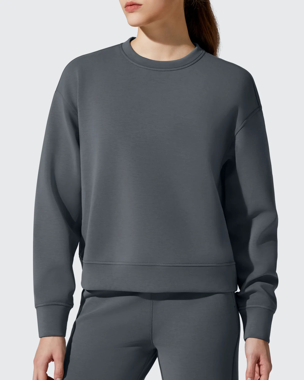 G4Free - Smoofit Fleece Crewneck Pullover Long Sleeve Hoodies -GF25F711AA-S-GF25F711AB-M-GF25F711AC-L-GF25F711AD-XL-GF25F711AE-XXL