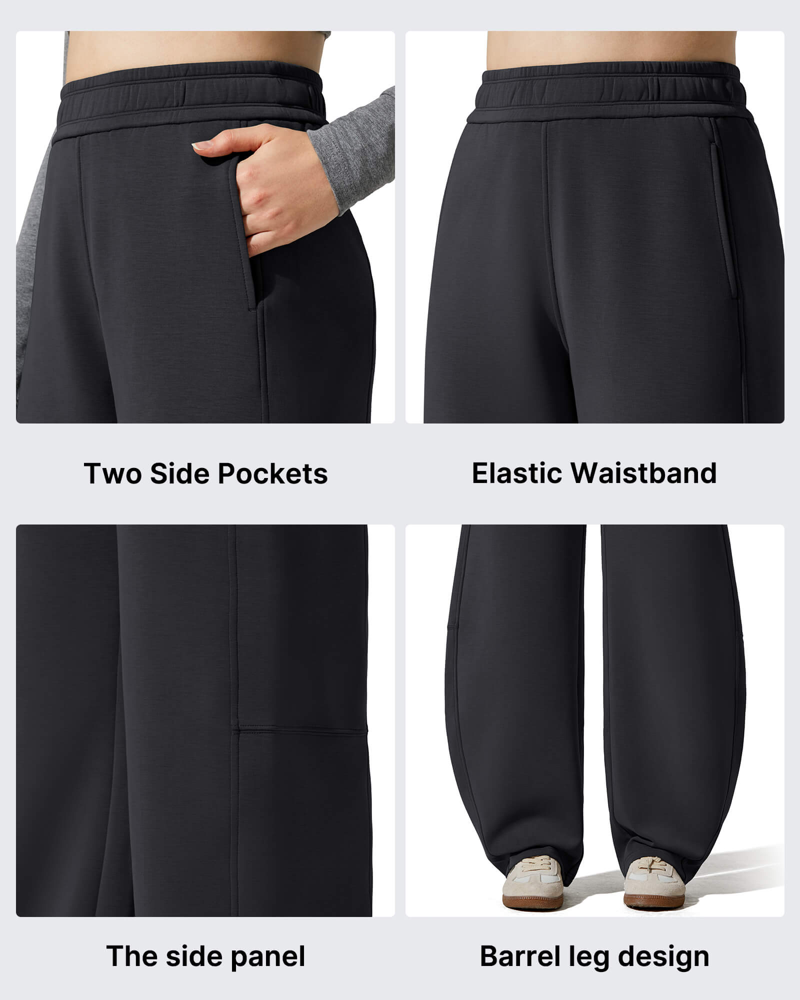 G4Free - Smoofit Fleece Lined Baggy Barrel Wide Leg Sweatpants -GF25J611AF-XS-GF25J612AF-XS-GF25J613AF-XS-GF25J611AA-S-GF25J612AA-S