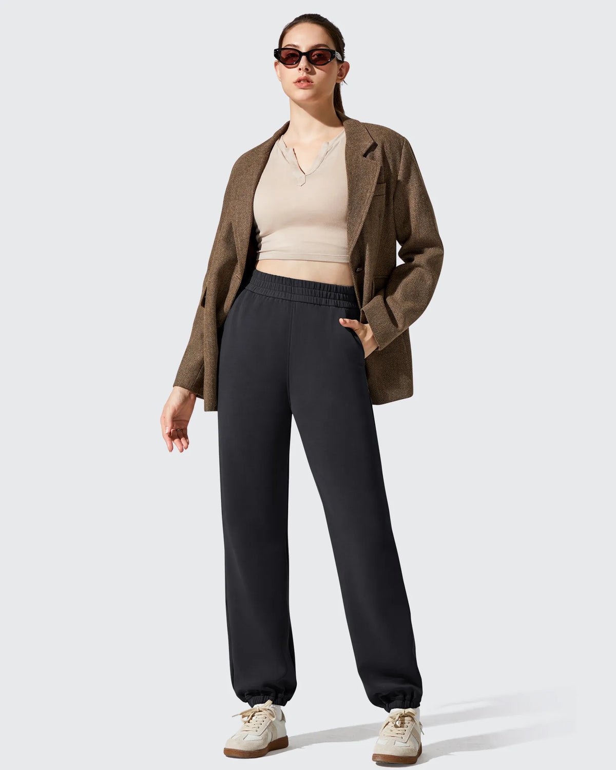 G4Free - Smoofit Fleece Lined High Waist Joggers Sweatpants -GF25D719AA-S-GF25D720AA-S-GF25D721AA-S-GF25D719AB-M-GF25D720AB-M