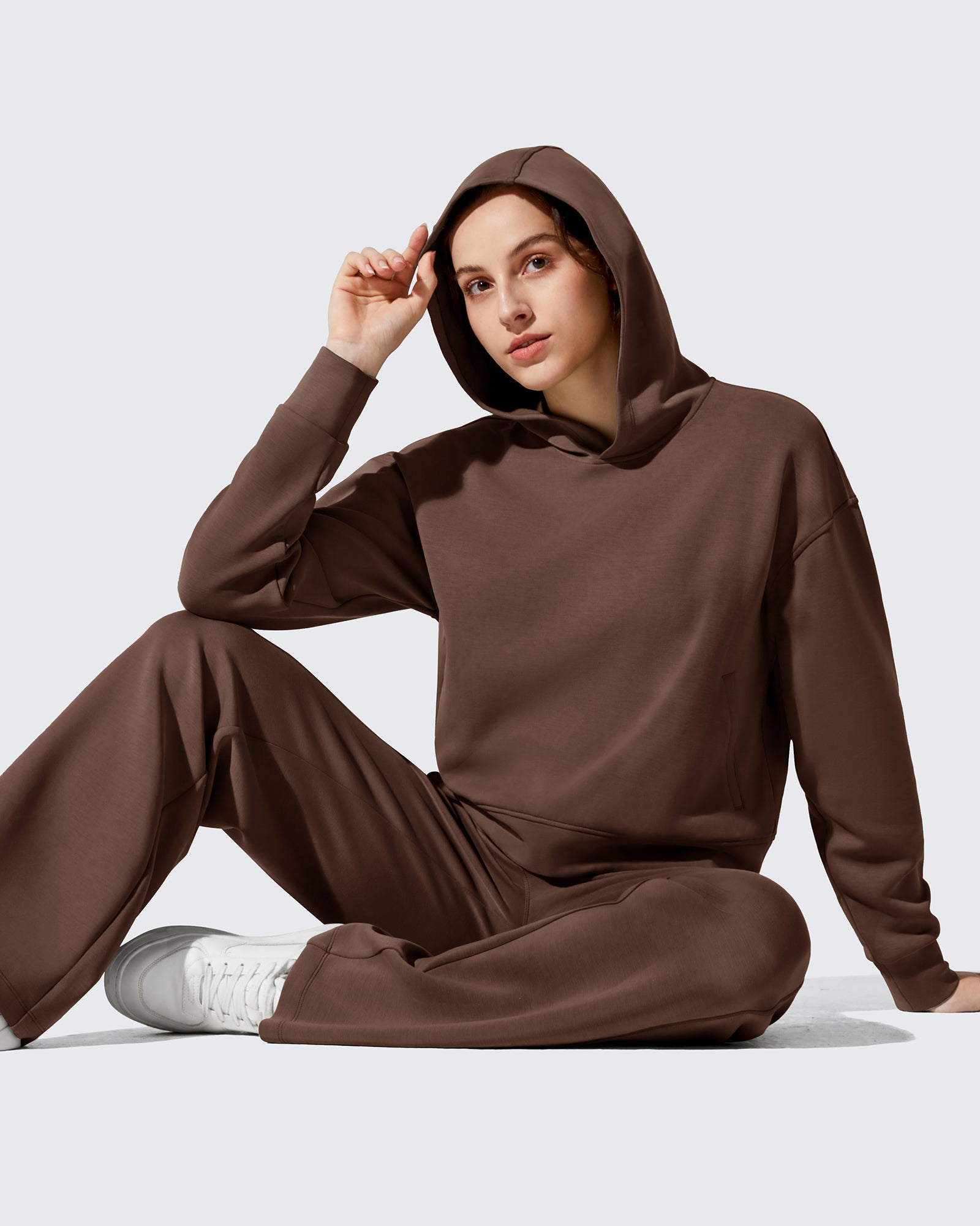 G4Free - Smoofit Fleece Long Sleeve Pullover Hoodies -GF25F722AF-XS-GF25F722AA-S-GF25F722AB-M-GF25F722AC-L-GF25F722AD-XL