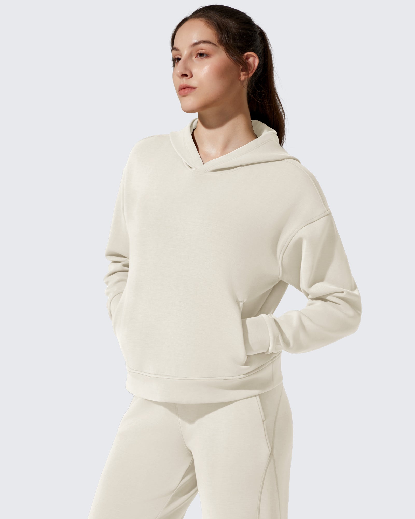 G4Free - Smoofit Fleece Long Sleeve Pullover Hoodies -GF25F722FF-XS