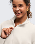 G4Free - Smoofit Half-Zip Mock Neck Long Sleeve Sweatshirts -GF25F519AA-S-GF25F519AB-M-GF25F519AC-L-GF25F519AD-XL-GF25F519AE-XXL