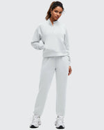 G4Free - Smoofit Half-Zip Pullover Mock Neck Pockets Sweatshirts -GF25F564BA-S-GF25F564BB-M-GF25F564BC-L-GF25F564BD-XL-GF25F564BE-XXL