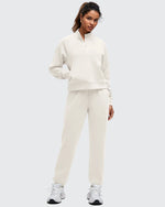 G4Free - Smoofit Half-Zip Pullover Mock Neck Pockets Sweatshirts -GF25F564BA-S-GF25F564BB-M-GF25F564BC-L-GF25F564BD-XL-GF25F564BE-XXL