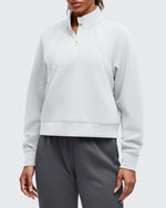 G4Free - Smoofit Half-Zip Pullover Mock Neck Pockets Sweatshirts -GF25F564BA-S-GF25F564BB-M-GF25F564BC-L-GF25F564BD-XL-GF25F564BE-XXL