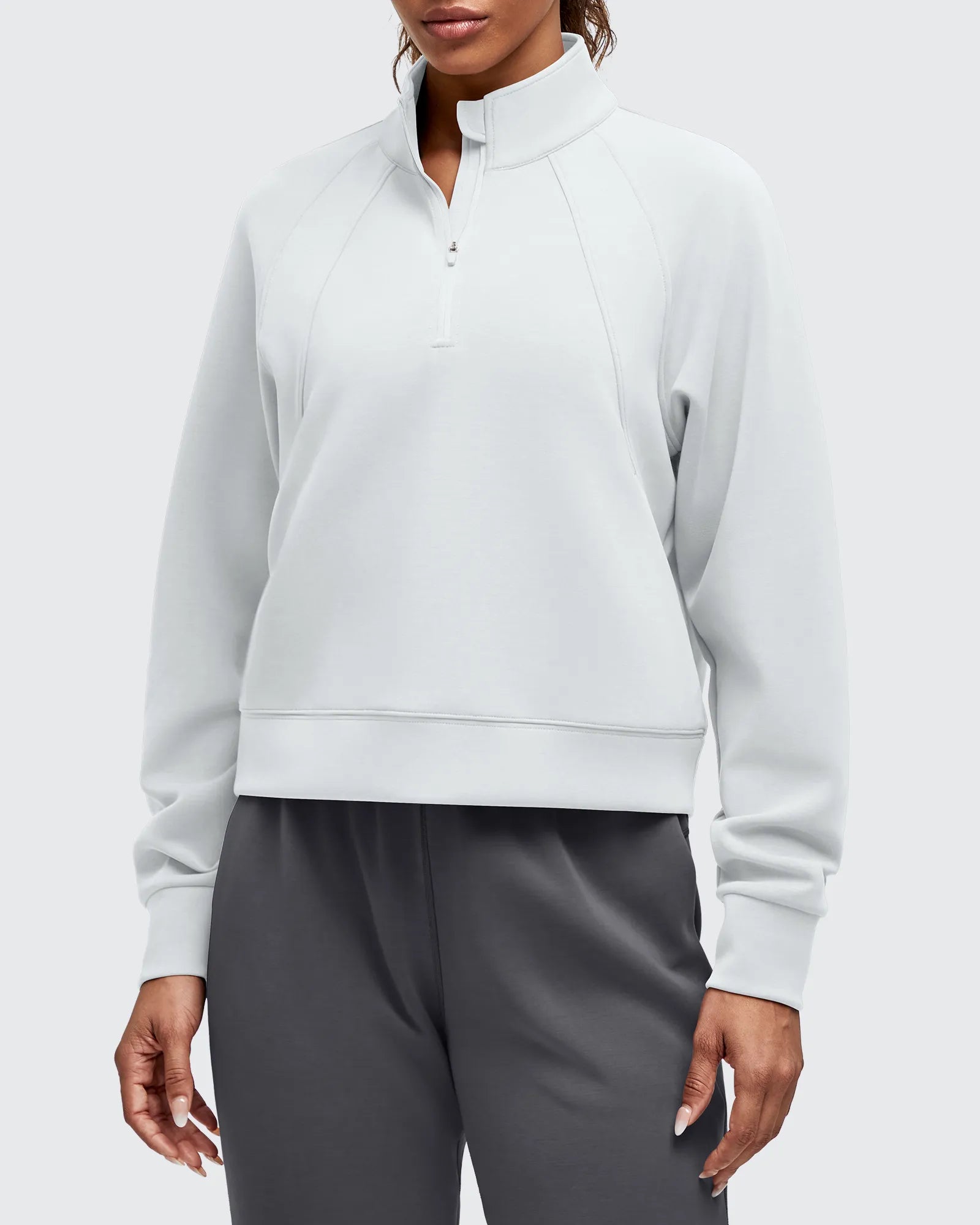 G4Free - Smoofit Half-Zip Pullover Mock Neck Pockets Sweatshirts -GF25F564BA-S-GF25F564BB-M-GF25F564BC-L-GF25F564BD-XL-GF25F564BE-XXL