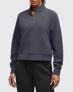 G4Free - Smoofit Half-Zip Pullover Mock Neck Pockets Sweatshirts -GF25F564BA-S-GF25F564BB-M-GF25F564BC-L-GF25F564BD-XL-GF25F564BE-XXL