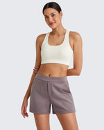 G4Free - Smoofit High Waisted Sweat Shorts 4'' -GF25E418AA-S-GF25E418AB-M-GF25E418AC-L-GF25E418AD-XL-GF25E418AE-XXL