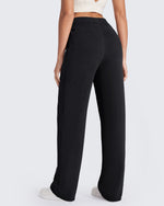 G4Free - Smoofit Loose High-Rise Elastic Dressy Pants Petite -GF24J286AF-XS