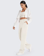 G4Free - Smoofit Loose High-Rise Elastic Dressy Pants Regular -GF24J287KF-XS