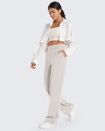 G4Free - Smoofit Loose High-Rise Elastic Dressy Pants Regular -GF24J287IF-XS
