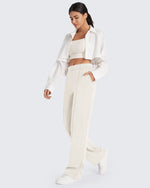 G4Free - Smoofit Loose High-Rise Elastic Dressy Pants Regular -GF24J287KF-XS