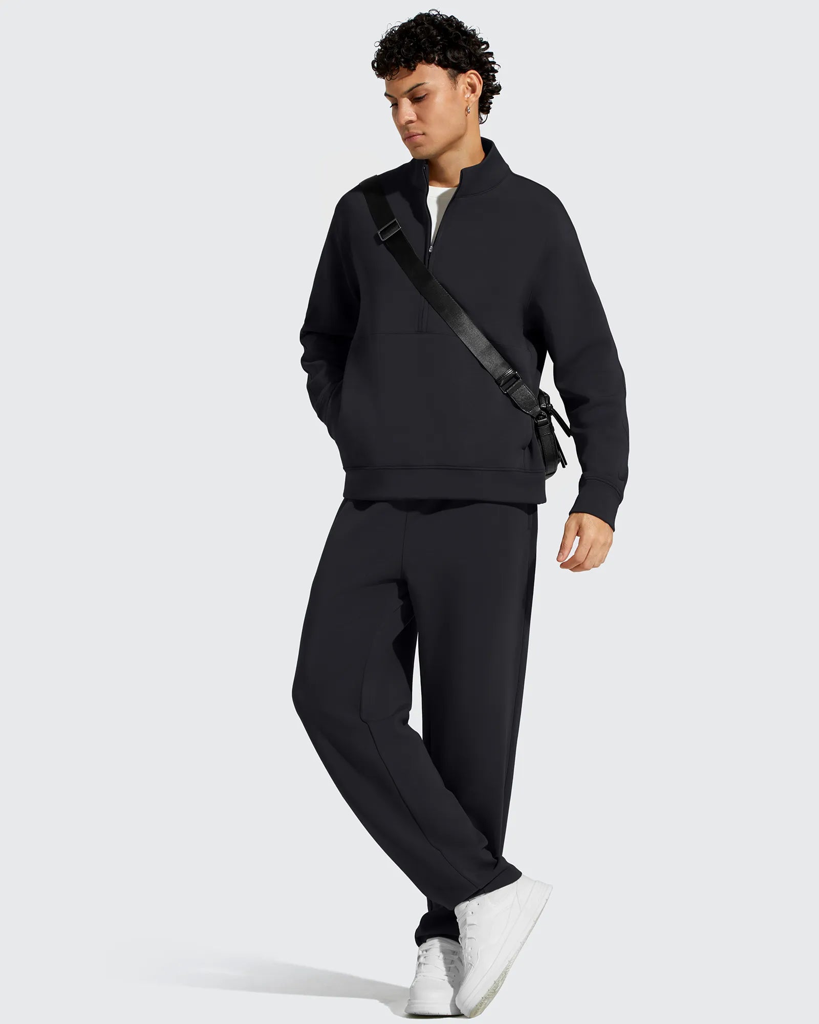 G4Free - Smoofit Men's Fleece Half Zip Pockets Mock Neck Sweatshirts -GF25FM728AA-S-GF25FM728AB-M-GF25FM728AC-L-GF25FM728AD-XL-GF25FM728AE-XXL