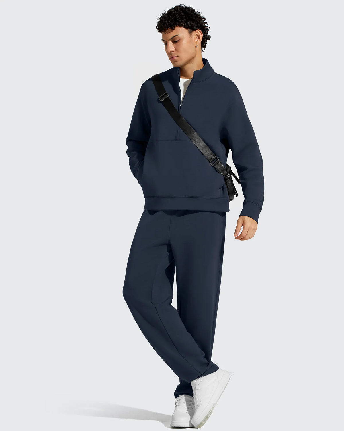 G4Free - Smoofit Men's Fleece Half Zip Pockets Mock Neck Sweatshirts -GF25FM728AA-S-GF25FM728AB-M-GF25FM728AC-L-GF25FM728AD-XL-GF25FM728AE-XXL