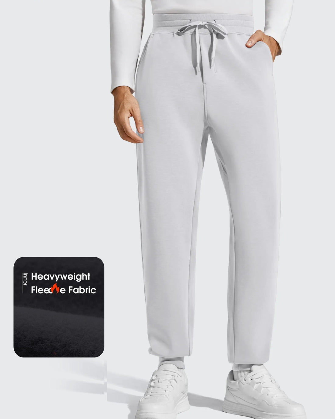 G4Free - Smoofit Men's Fleece Lined Drawstring Thermal Joggers -GF25DM672CA-S-GF25DM673CA-S-GF25DM672CB-M-GF25DM673CB-M-GF25DM672CC-L