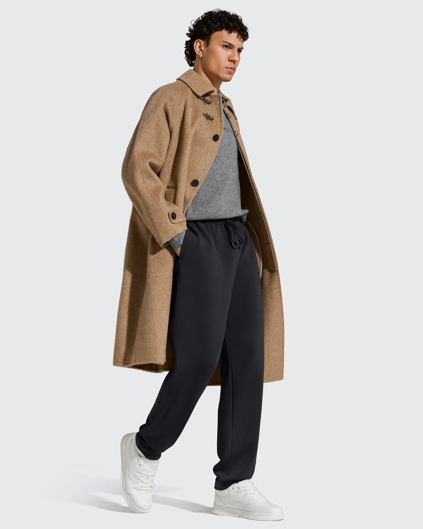 G4Free - Smoofit Men's Fleece-Lined Drawstring Thermal Sweatpants -GF25DM726AA-S-GF25DM727AA-S-GF25DM726AB-M-GF25DM727AB-M-GF25DM726AC-L