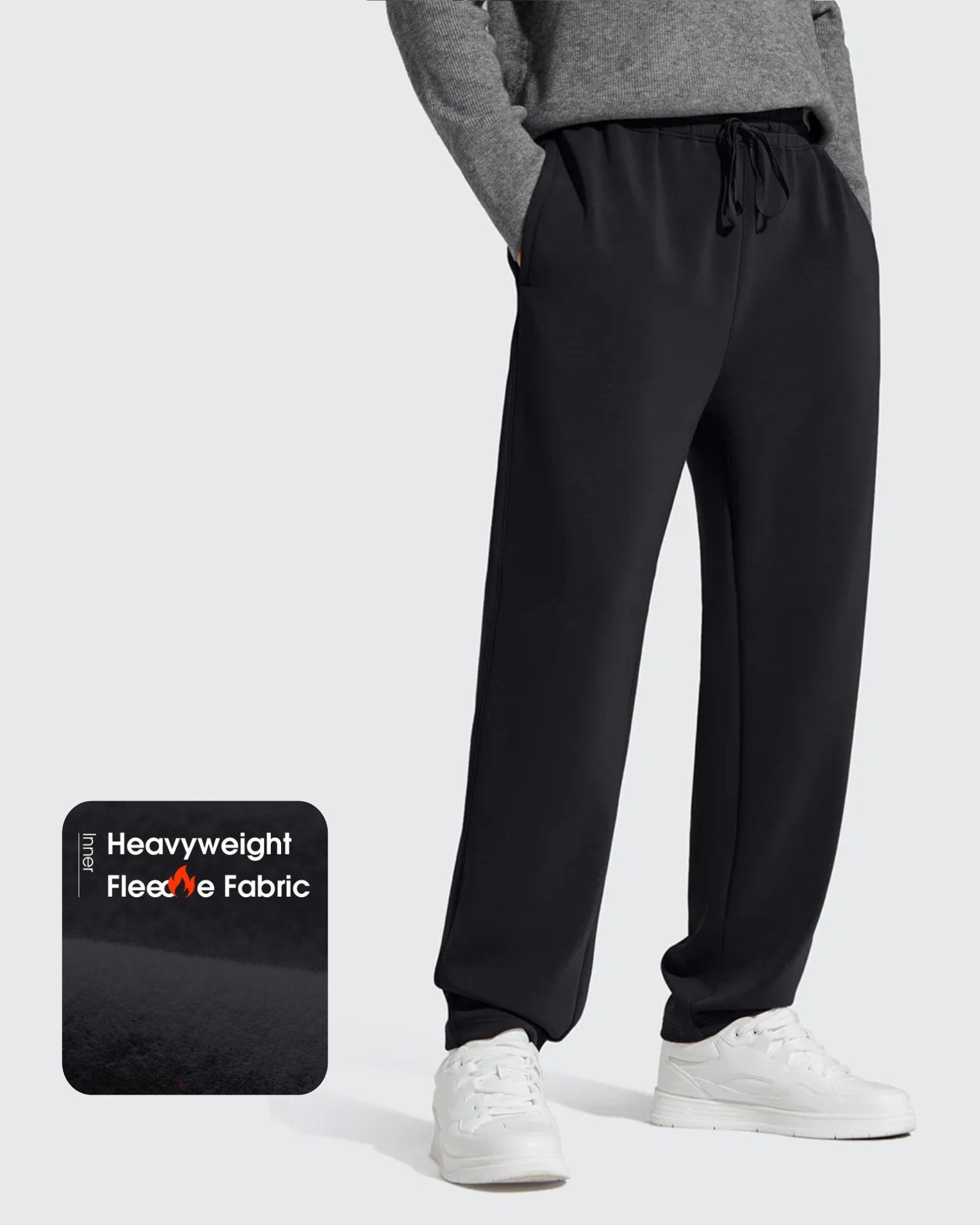 G4Free - Smoofit Men's Fleece-Lined Drawstring Thermal Sweatpants -GF25DM726AA-S-GF25DM727AA-S-GF25DM726AB-M-GF25DM727AB-M-GF25DM726AC-L