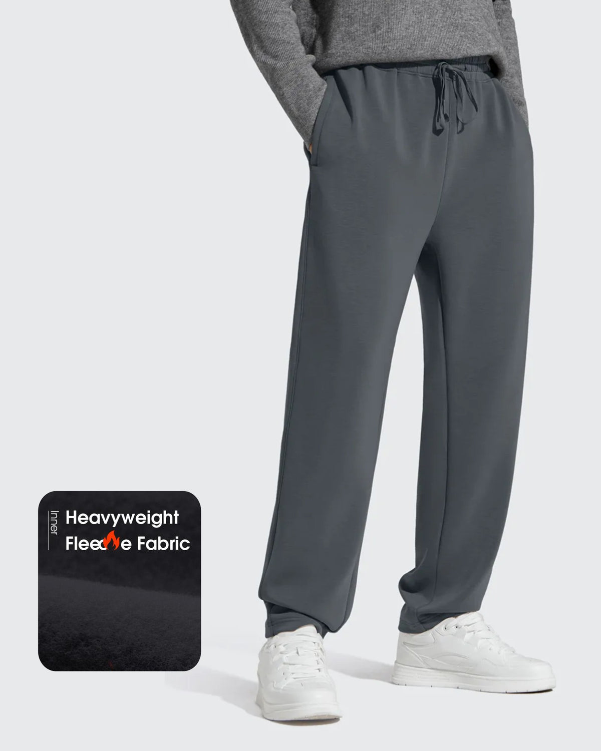 G4Free - Smoofit Men's Fleece-Lined Drawstring Thermal Sweatpants -GF25DM726AA-S-GF25DM727AA-S-GF25DM726AB-M-GF25DM727AB-M-GF25DM726AC-L