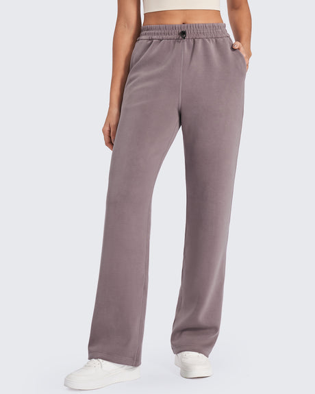 G4Free - Smoofit Mid-Waist Wide Leg Sweatpants Regular -GF24J236DA-S
