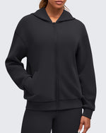 G4Free - Smoofit Modal Soft Full Zip Hoodies Jackets -GF25M527AA-S-GF25M527AB-M-GF25M527AC-L-GF25M527AD-XL-GF25M527AE-XXL