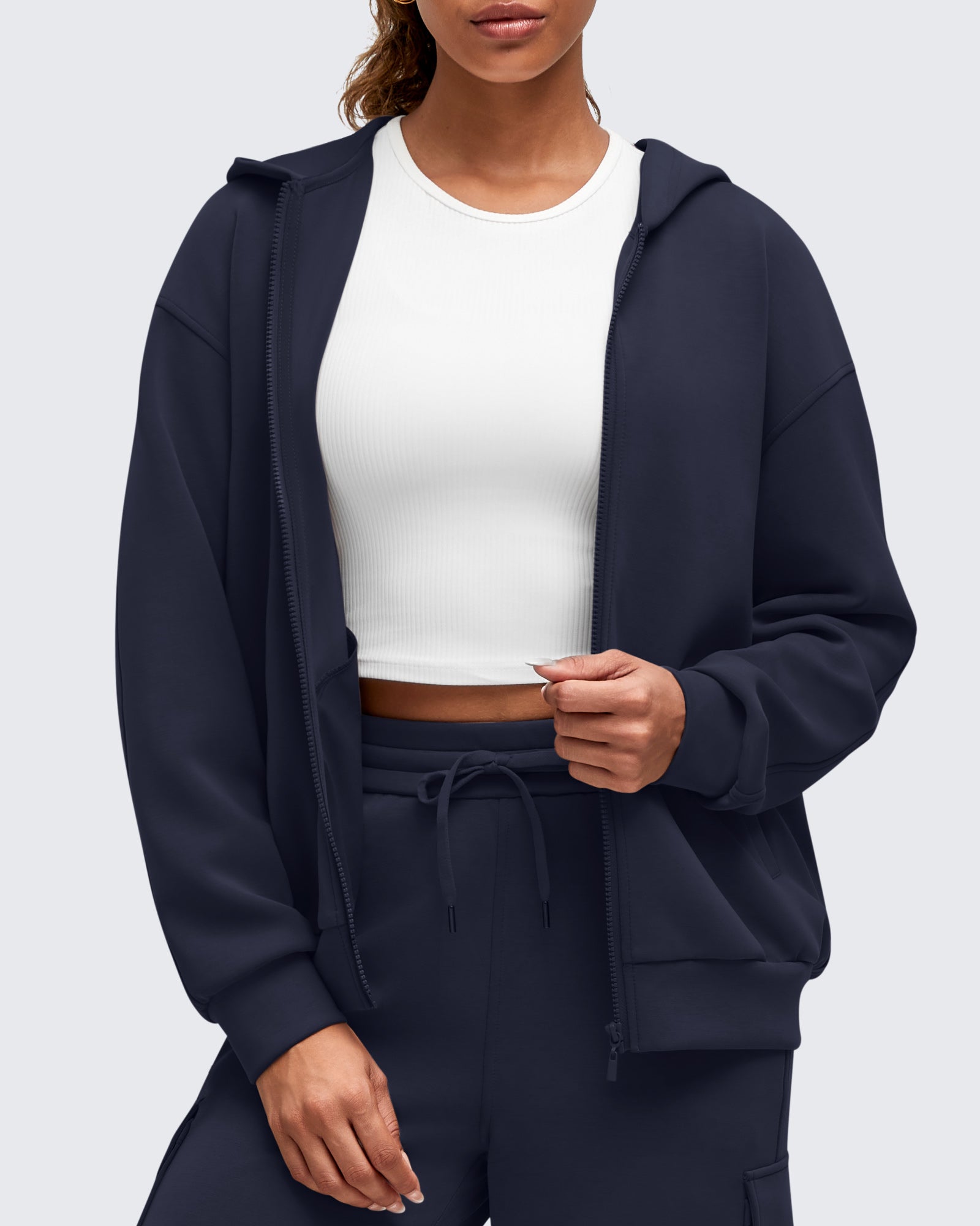 G4Free - Smoofit Modal Soft Full Zip Hoodies Jackets -GF25M527AA-S-GF25M527AB-M-GF25M527AC-L-GF25M527AD-XL-GF25M527AE-XXL