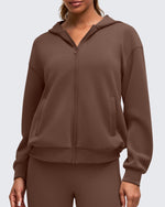 G4Free - Smoofit Modal Soft Full Zip Hoodies Jackets -GF25M527AA-S-GF25M527AB-M-GF25M527AC-L-GF25M527AD-XL-GF25M527AE-XXL