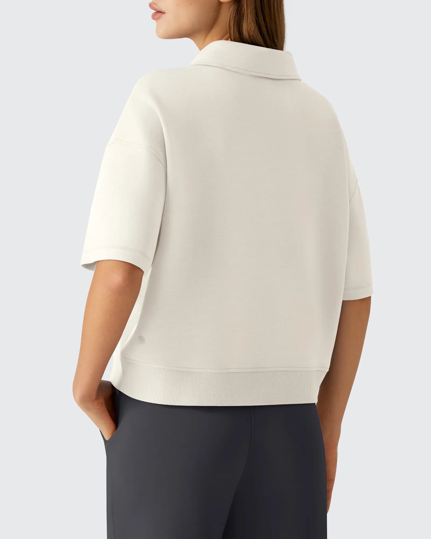 G4Free - Smoofit Modal Soft Zip Up Polo Shirts Short Sleeve -GF25K518CF-XS-GF25K518CA-S-GF25K518CB-M-GF25K518CC-L-GF25K518CD-XL