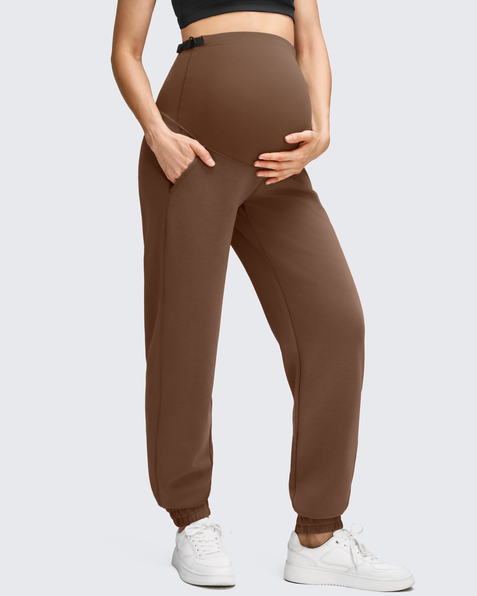 G4Free - Smoofit Pockets Over The Belly Jogger Sweatpants -GF25DY625AF-XS