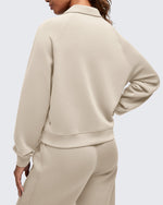 G4Free - Smoofit Polo Pullover Button Up Sweatshirts -GF25F540FF-XS-GF25F540FA-S-GF25F540FB-M-GF25F540FC-L-GF25F540FD-XL