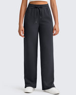 G4Free - Smoofit Side Slit Drawstring Loose Sweatpants -GF25J491AA-S-GF25J492AA-S-GF25J493AA-S-GF25J491AB-M-GF25J492AB-M