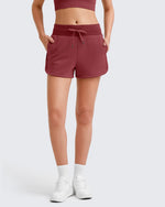 G4Free - Smoofit Side Slit Drawstring Sweat Shorts -GF25E341AA-S-GF25E341AB-M-GF25E341AC-L-GF25E341AD-XL-GF25E341AE-XXL