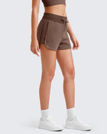 G4Free - Smoofit Side Slit Drawstring Sweat Shorts -GF25E341AA-S-GF25E341AB-M-GF25E341AC-L-GF25E341AD-XL-GF25E341AE-XXL