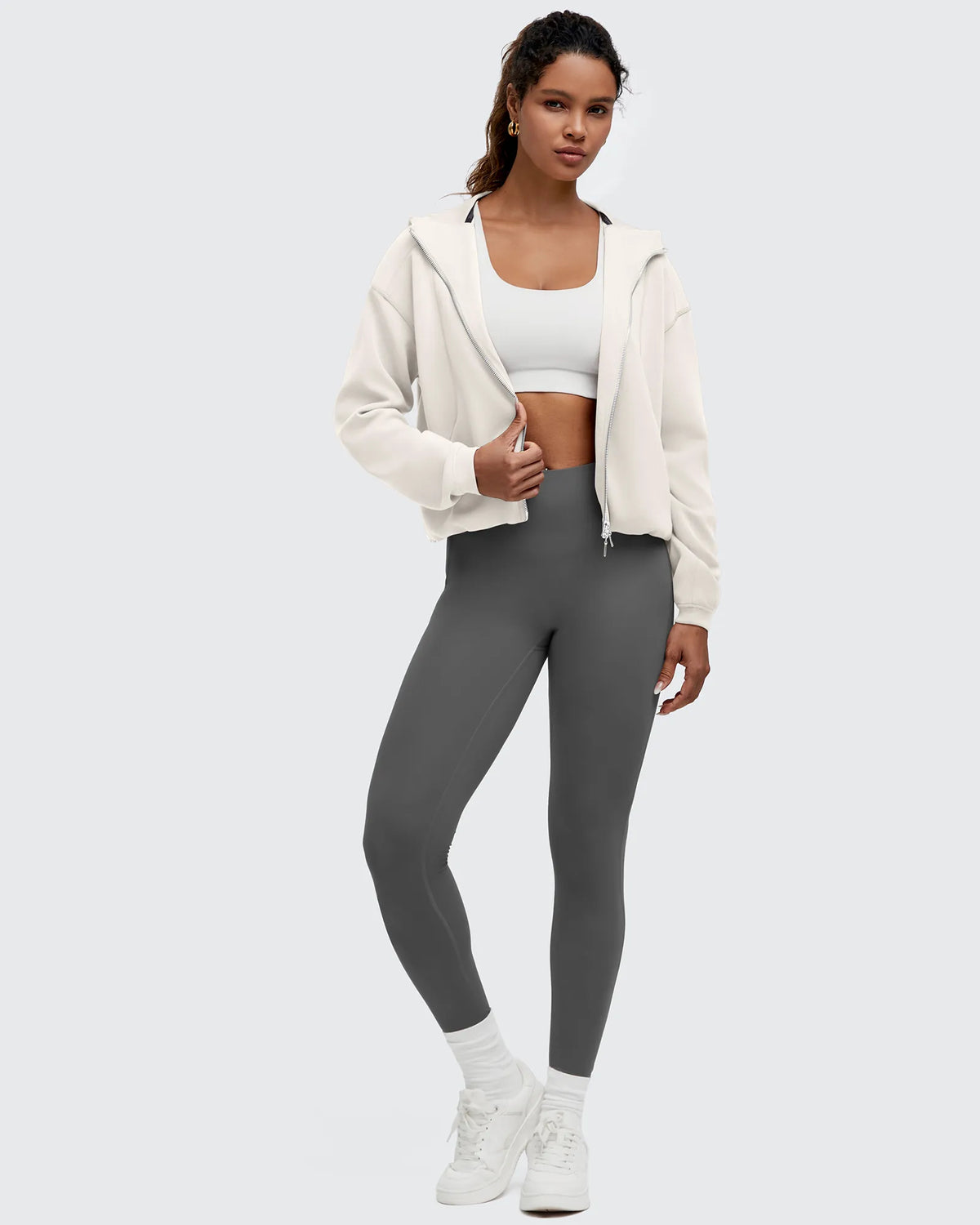 G4Free - Smoofit Two-Way Full Zip Modal Hoodie Jackets -GF25M536AA-S-GF25M536AB-M-GF25M536AC-L-GF25M536AD-XL-GF25M536AE-XXL