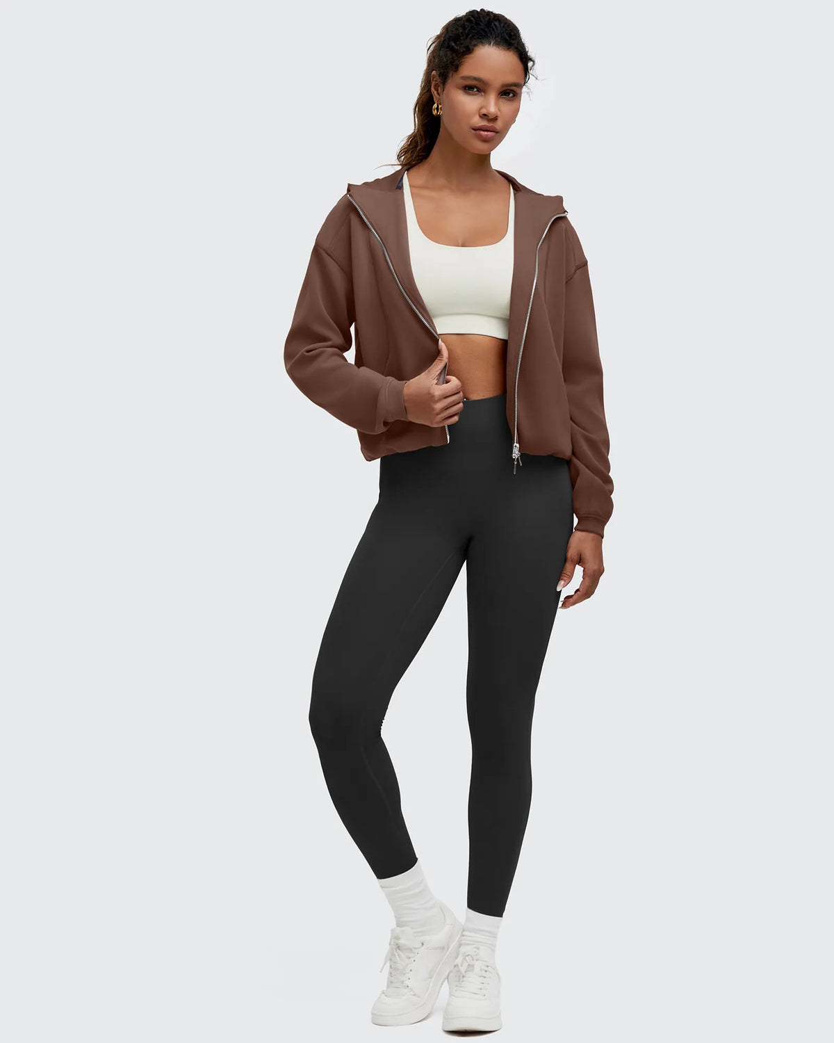 G4Free - Smoofit Two-Way Full Zip Modal Hoodie Jackets -GF25M536AA-S-GF25M536AB-M-GF25M536AC-L-GF25M536AD-XL-GF25M536AE-XXL