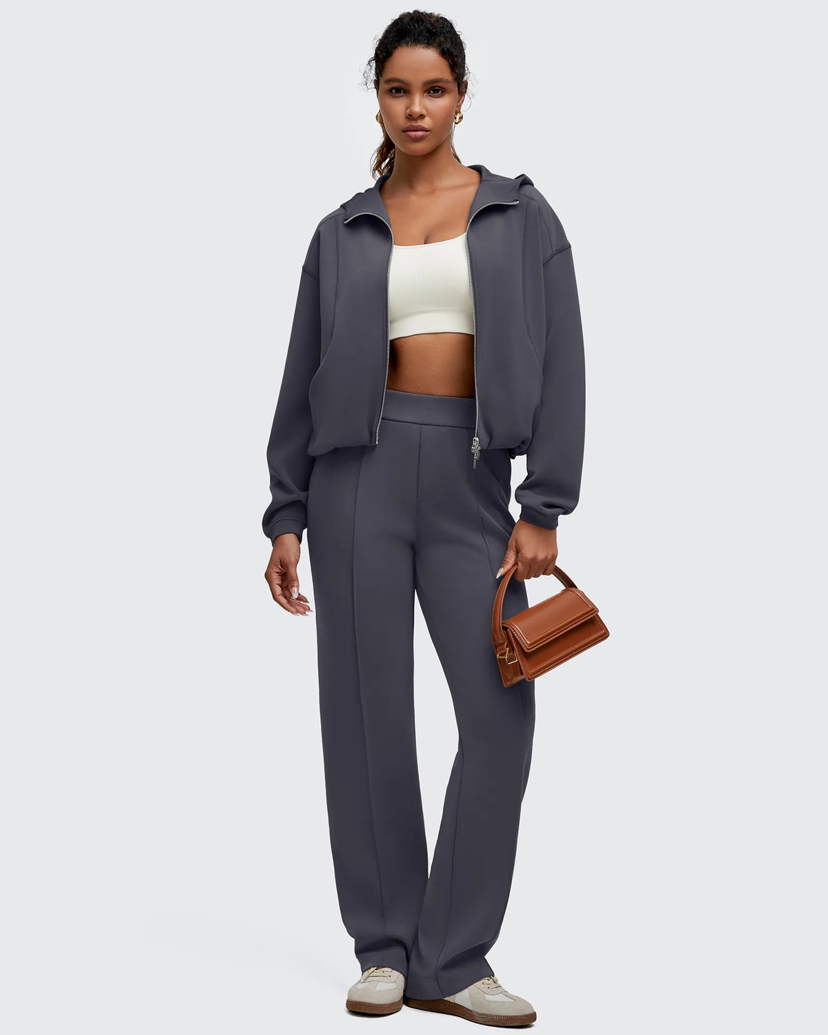 G4Free - Smoofit Two-Way Full Zip Modal Hoodie Jackets -GF25M536AA-S-GF25M536AB-M-GF25M536AC-L-GF25M536AD-XL-GF25M536AE-XXL