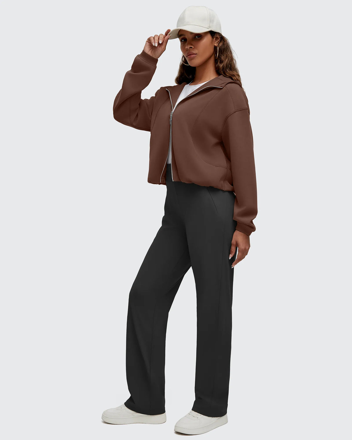 G4Free - Smoofit Two-Way Full Zip Modal Hoodie Jackets -GF25M536AA-S-GF25M536AB-M-GF25M536AC-L-GF25M536AD-XL-GF25M536AE-XXL