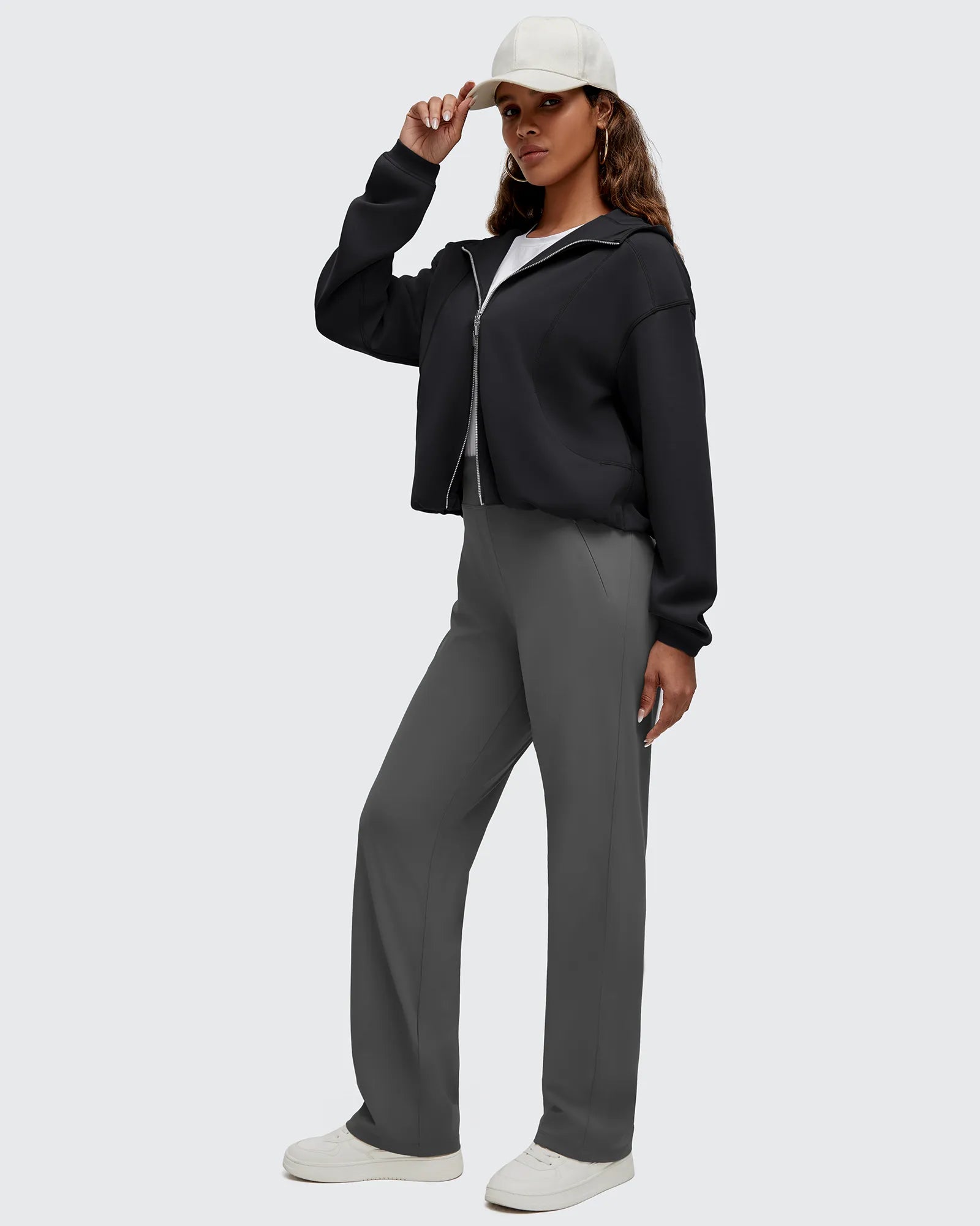 G4Free - Smoofit Two-Way Full Zip Modal Hoodie Jackets -GF25M536AA-S-GF25M536AB-M-GF25M536AC-L-GF25M536AD-XL-GF25M536AE-XXL