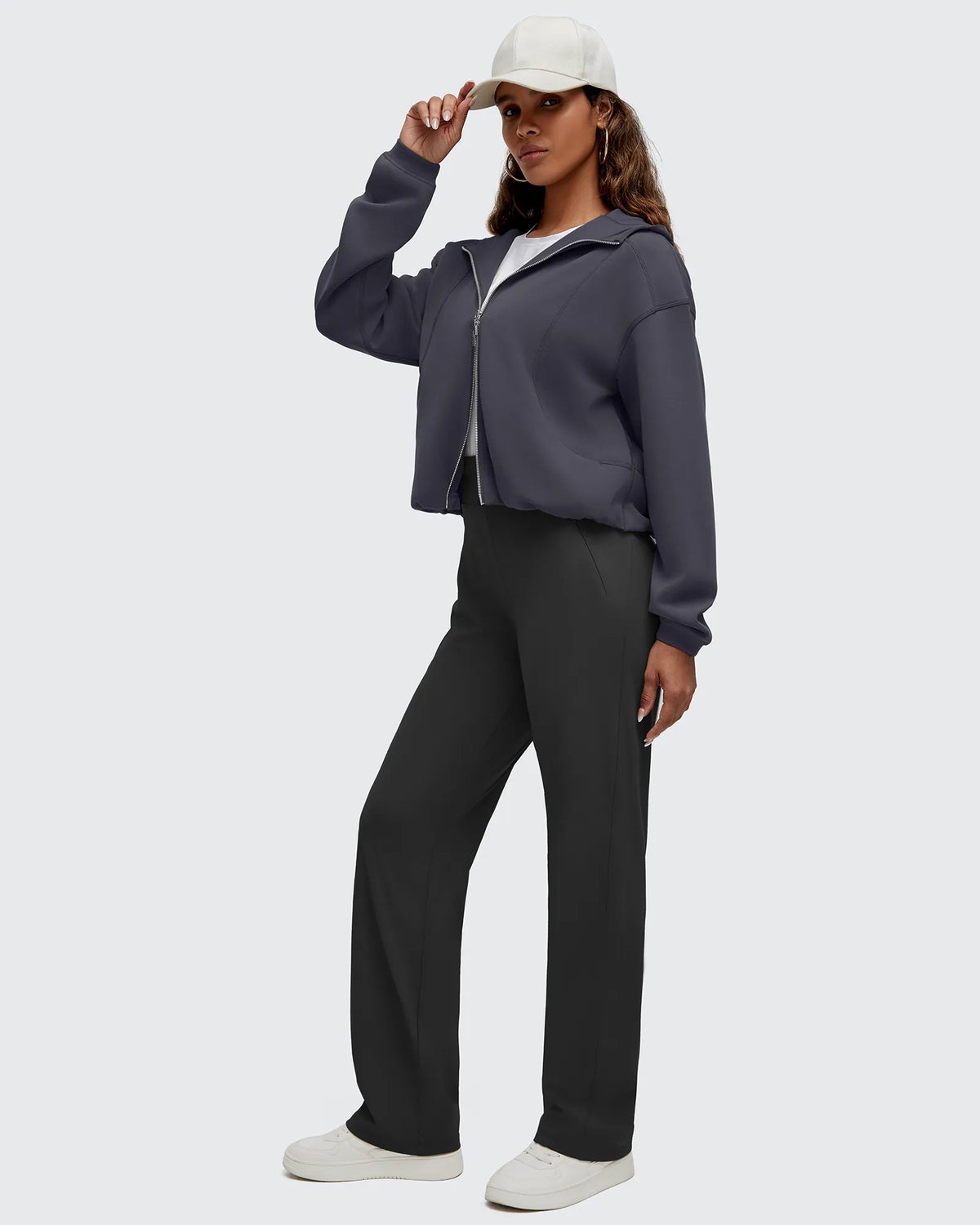 G4Free - Smoofit Two-Way Full Zip Modal Hoodie Jackets -GF25M536AA-S-GF25M536AB-M-GF25M536AC-L-GF25M536AD-XL-GF25M536AE-XXL