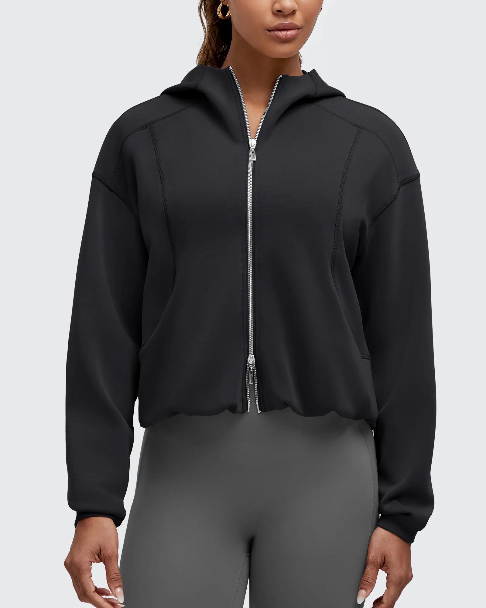 G4Free - Smoofit Two-Way Full Zip Modal Hoodie Jackets -GF25M536AA-S-GF25M536AB-M-GF25M536AC-L-GF25M536AD-XL-GF25M536AE-XXL