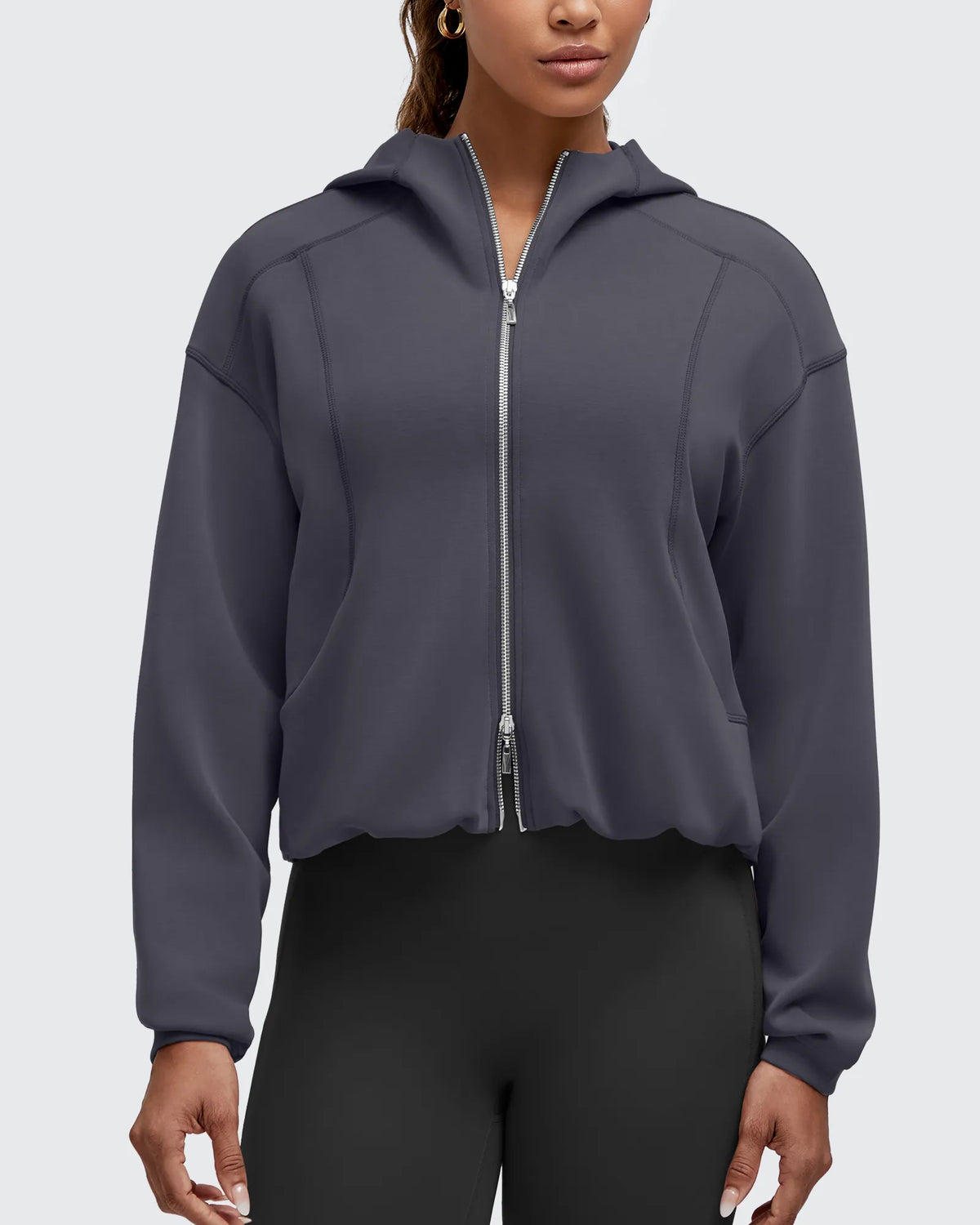 G4Free - Smoofit Two-Way Full Zip Modal Hoodie Jackets -GF25M536AA-S-GF25M536AB-M-GF25M536AC-L-GF25M536AD-XL-GF25M536AE-XXL