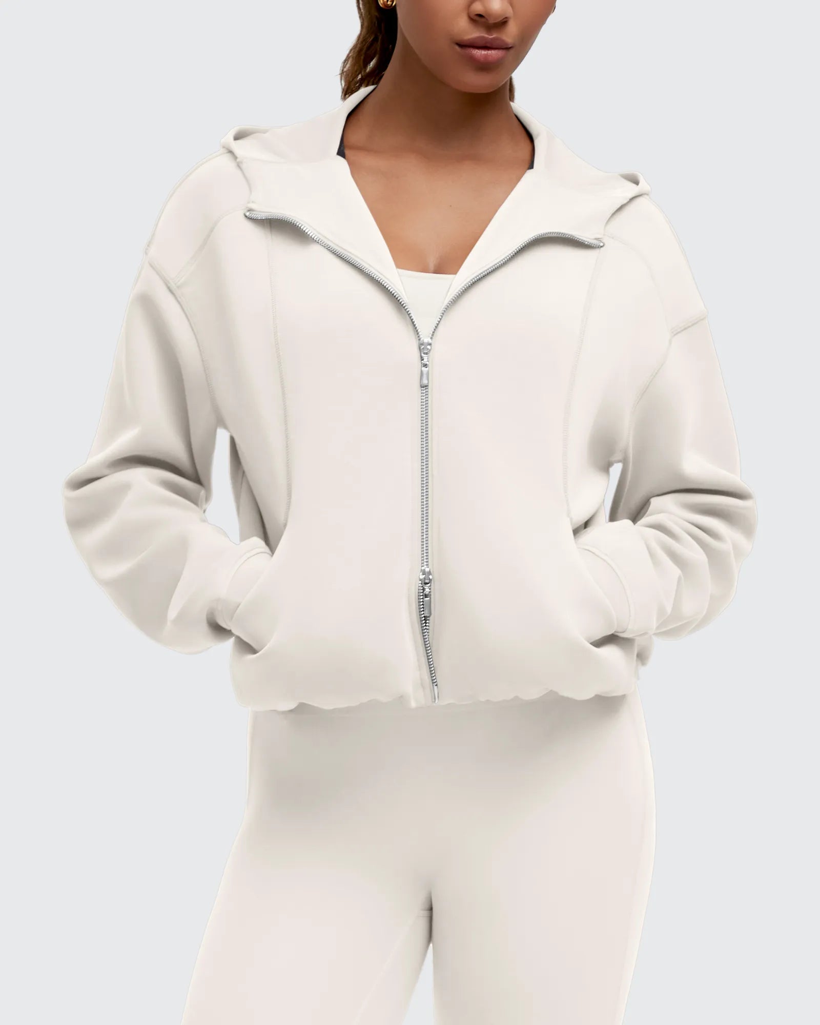 G4Free - Smoofit Two-Way Full Zip Modal Hoodie Jackets -GF25M536AA-S-GF25M536AB-M-GF25M536AC-L-GF25M536AD-XL-GF25M536AE-XXL