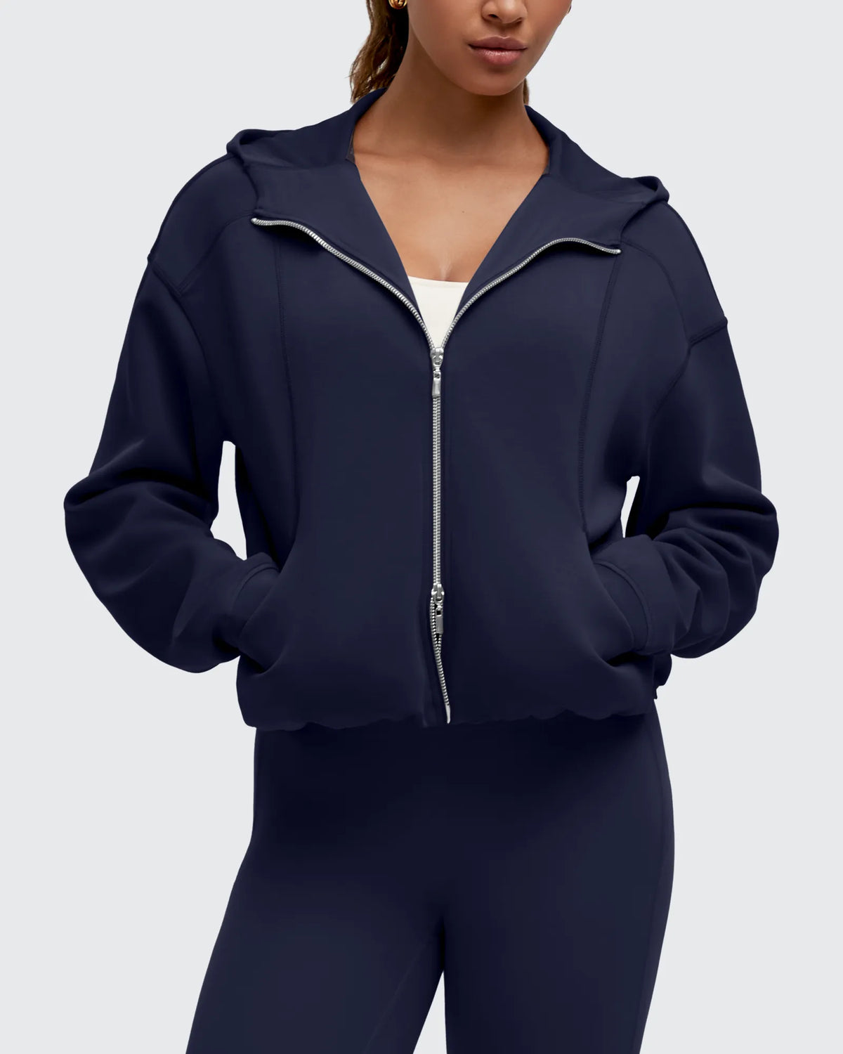 G4Free - Smoofit Two-Way Full Zip Modal Hoodie Jackets -GF25M536AA-S-GF25M536AB-M-GF25M536AC-L-GF25M536AD-XL-GF25M536AE-XXL