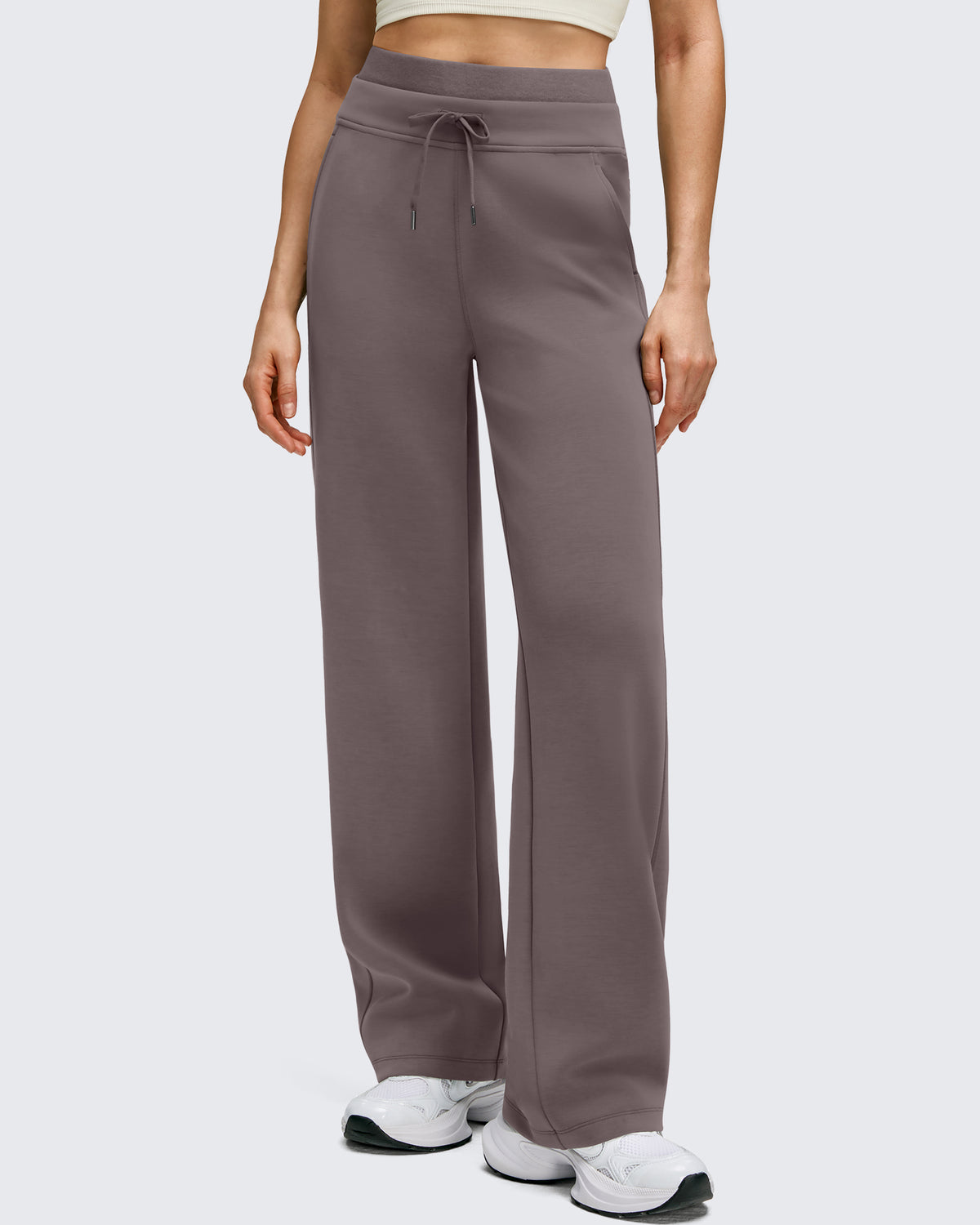 G4Free - Smoofit Wide Leg Drawstring Double Layer Waist Pants -GF25J590AA-S-GF25J591AA-S-GF25J592AA-S-GF25J590AB-M-GF25J591AB-M