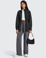 G4Free - Smoofit Zip Up Pockets Long Cinch Waist Jackets -GF25M738DA-S-GF25M738DB-M-GF25M738DC-L-GF25M738DD-XL-GF25M738DE-XXL