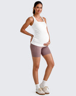 G4Free - Square Neck Ruched Pregnancy Workout Tanks -GF25LY415IA-S-GF25LY415IB-M-GF25LY415IC-L-GF25LY415ID-XL-GF25LY415IF-XS