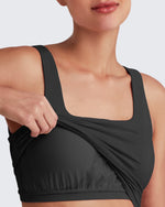 G4Free - Square Neck Ruched Pregnancy Workout Tanks -GF25LY415IA-S-GF25LY415IB-M-GF25LY415IC-L-GF25LY415ID-XL-GF25LY415IF-XS