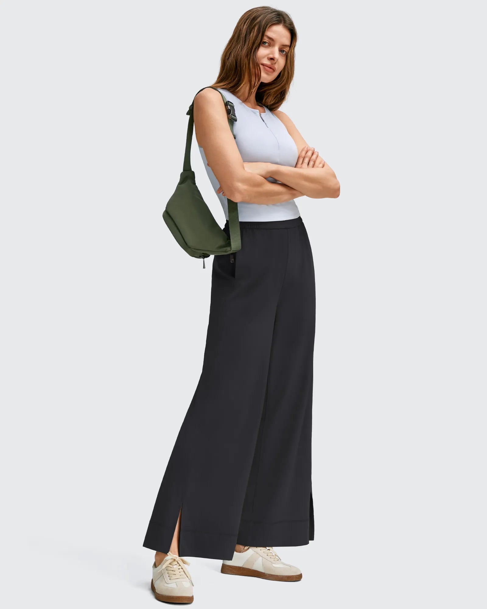 G4Free - Strowen Lightweight Ankle Splits Wide Leg Ankle Pants -GF25J608AA-S-GF25J609AA-S-GF25J610AA-S-GF25J608AB-M-GF25J609AA-S