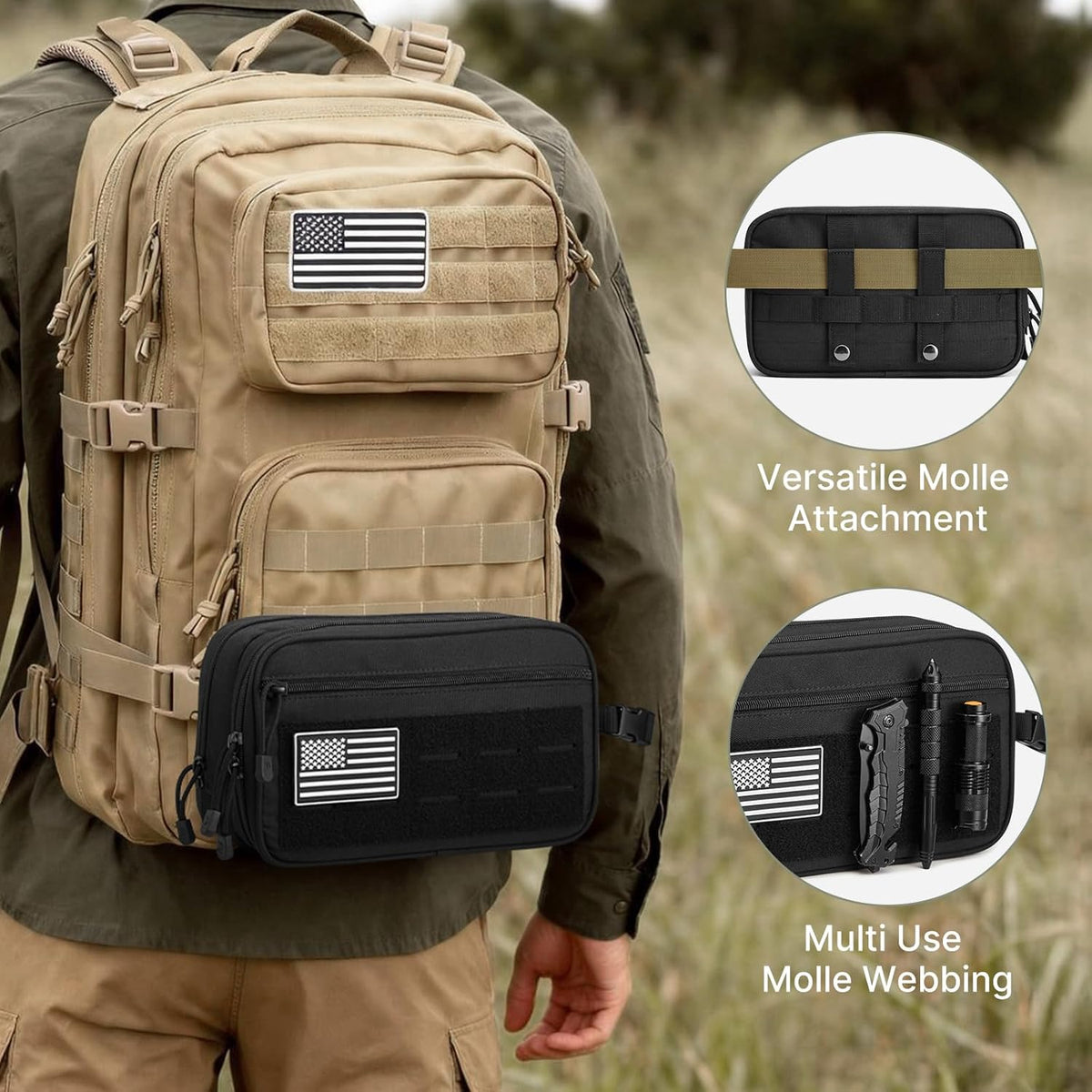 G4Free - Toiletry Bag for Men, Travel Toiletry Organizer -TN25B600A-TN25B600B